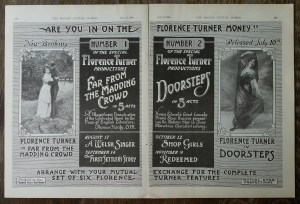 Advertising for Far From the Madding Crowd, Moving Picture World, July 15 1916. Many thanks to the Townly Cooke Collection for the picture.