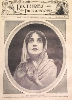 Florence Turner on the cover of Pictures and the Picturegoer, June 6 1914