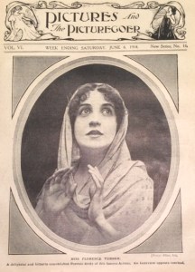 Florence Turner on the cover of Pictures and the Picturegoer, June 6 1914